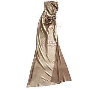 Natalie Rolt Angelina Gown in Champagne Pink